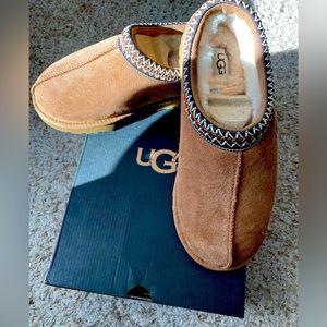 NIB UGG TASMAN slippers ~ Chestnut Men’s size 9 Women’s size 10